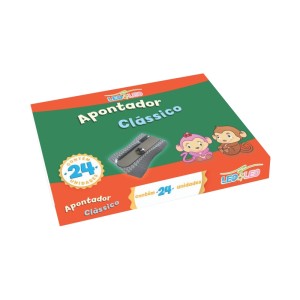 Apontador metal c/24pçs 1402 4207 stock leo