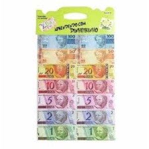 Brinquedo dinheirinho c/70pçs pacific