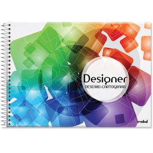 Caderno cartografia milimetrado c/1 pç  cd 60f 104873 credeal