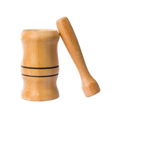 Pilão com socador c/2pçs edal 12X7,5cm 190008