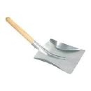 Pá de lixo zincado cabo madeira 25cm c/12pçs curta 002 0196 mario santo expedito