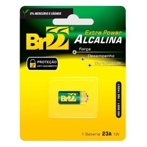 Pilha bateria 12v 23a  br55 cartela c/1pç