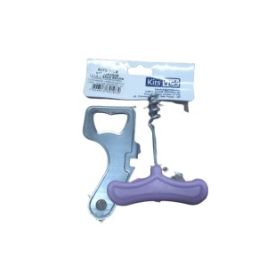 Kit  abridor lata+garrafa+ saca rolha c/1pç 1074 vick