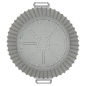 Forma de silicone p/ air fryer redonda c/1pç 20x6.5cm su221313