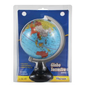 Globo terrestre c/1pç  gl-45 10cm