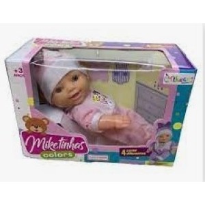 Brinquedo boneca miketinhas colors 1130 miketa