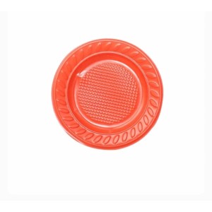 Prato descartável 15cm vermelho c/10pçs 7318 louri