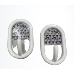 Cabide 1 gancho c/ 2 pçs 109 daivak