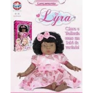 Brinquedo boneca lyra negra 1332 sid-nyl