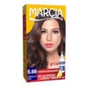 Tintura cabelo vermelho rubi 5.66 30ml marcia c/1 pç
