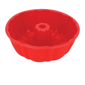 Forma de bolo silicone redonda c/1pç fs02 Unyhome