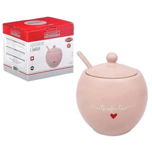 Açucareiro lamour rosa 350ml