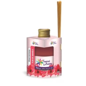 Difusor de aromas flor de amarilis c/1pç 250ml tropical