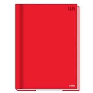 Caderno brochurão universitário lift c/1 peça c/d 48fls vermelho 206522