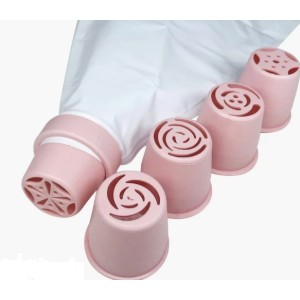 Bico russo p/confeitar rosa 423.024.007  383-6 2328 c/1kit nitron