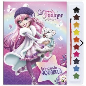 Livro brincando c/ aquarela c/1pç la fadinne todolivro