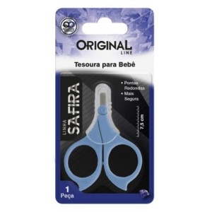 Tesoura unha baby c/1 peça 7,5cm sl 0703 original