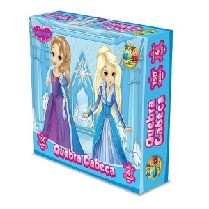 Brinquedo quebra cabeça 150pçs 1026 princesas ggb