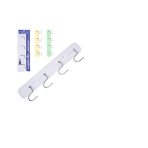 Porta vassoura 4 ganchos sortido c/1pç allfix