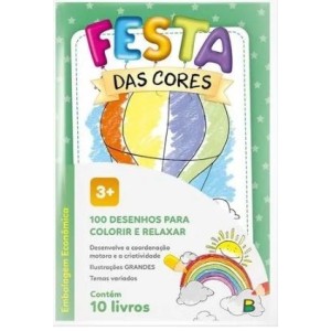 Livro festa das cores c/10 pçs 978-85-7398-865-9 todolivro