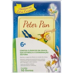 Livro clássicos em letra cursiva c/10pçs 978-85-7398-172-8 todolivro