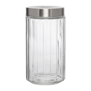 Pote de vidro redondo cabane 1,7 litros pote215 hauskraft