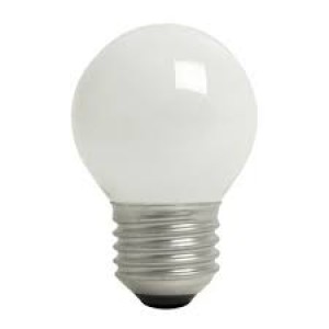 Lampada bolinha clara c/25 8483 15wx127v e27 bg45