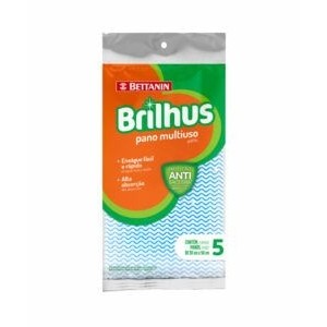 Pano brilhus multiuso almofada azul com 5 unidades bt2077