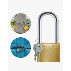 Cadeado longo chave tetra c/1 pç 50mm glory